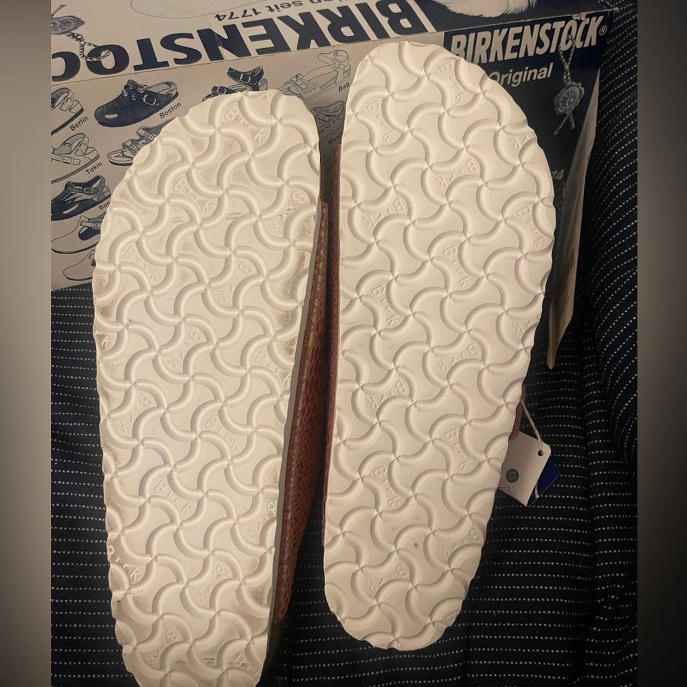 Birkenstock Women Sandals with White Outsoles Size 40 NWB - Picture 4 of 4